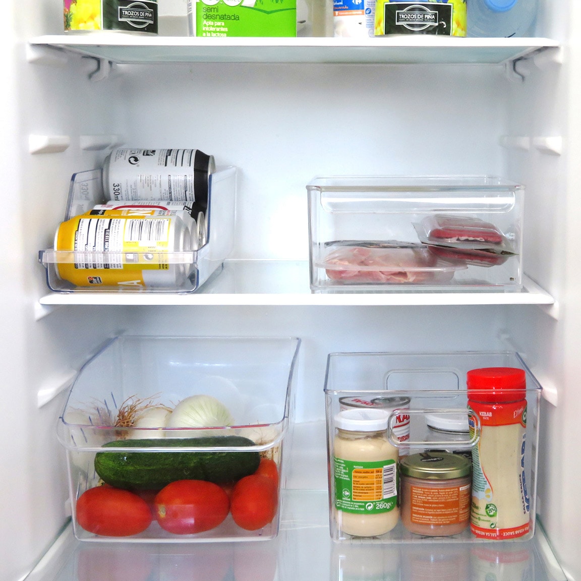 ClearNest Compact | 3 Organizadores Transparentes