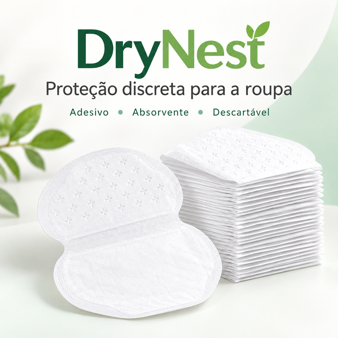 DryNest | Protetores Descartáveis para Axilas