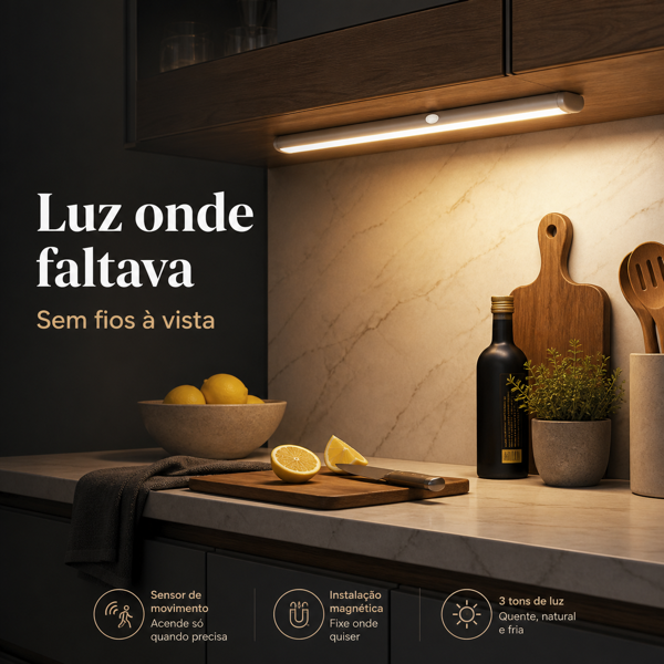 NightHalo | Sensor de Movimento