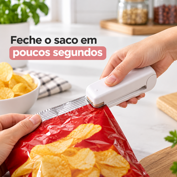 Mini máquina de selagem de saco Hea