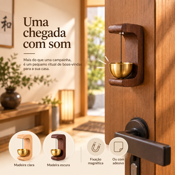 Sinos de Vento Japoneses de Madeira