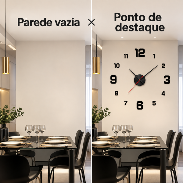 Relógio Adesivo