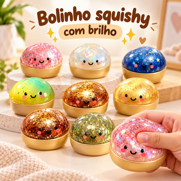 Bola de Pressão em Formato de Bolinho com Efeito Flash