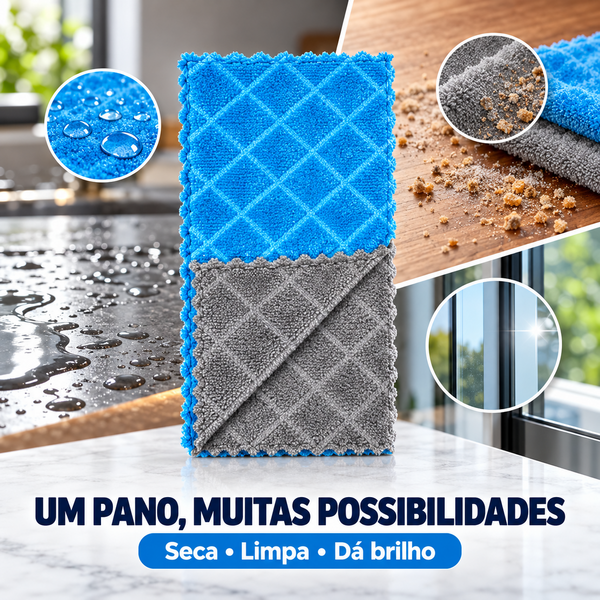 DrySwift | Pano de Microfibra Absorvente 30 × 30 cm